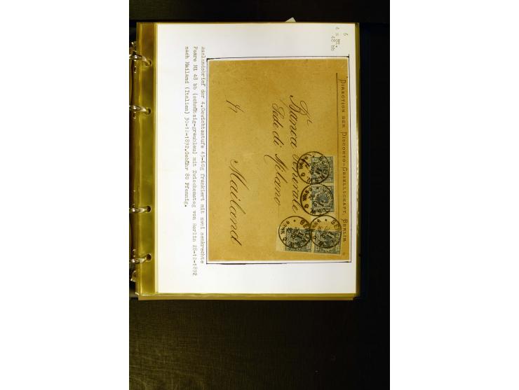 1890/1899, umfangreiche Spezialsammlung mit vielen Farben, Plattenfehlern, Zähnungs-Varianten, Zwischenstegpaaren, Einheiten,