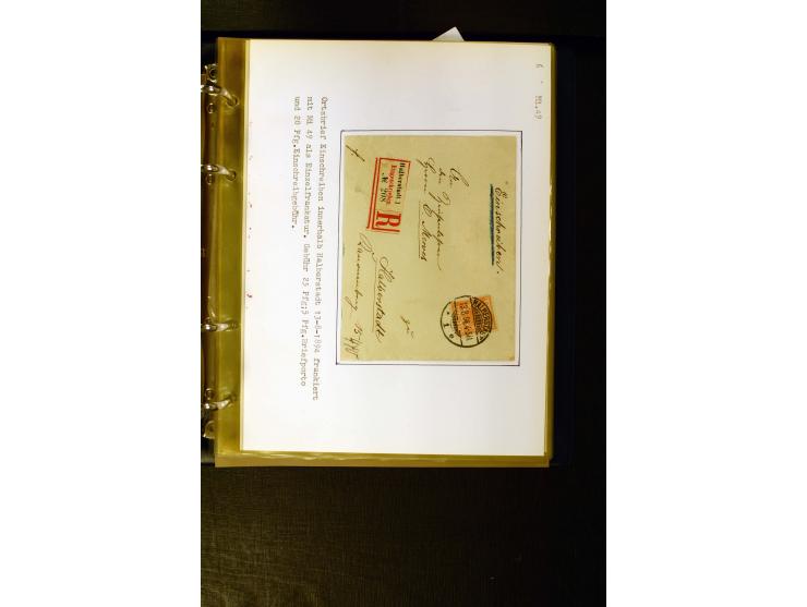 1890/1899, umfangreiche Spezialsammlung mit vielen Farben, Plattenfehlern, Zähnungs-Varianten, Zwischenstegpaaren, Einheiten,