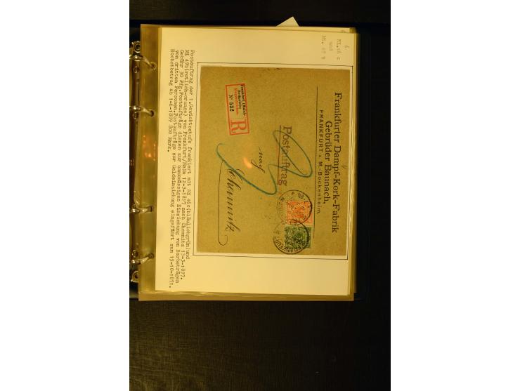 1890/1899, umfangreiche Spezialsammlung mit vielen Farben, Plattenfehlern, Zähnungs-Varianten, Zwischenstegpaaren, Einheiten,