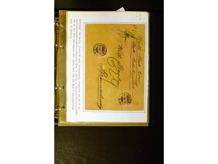 1890/1899, umfangreiche Spezialsammlung mit vielen Farben, Plattenfehlern, Zähnungs-Varianten, Zwischenstegpaaren, Einheiten,