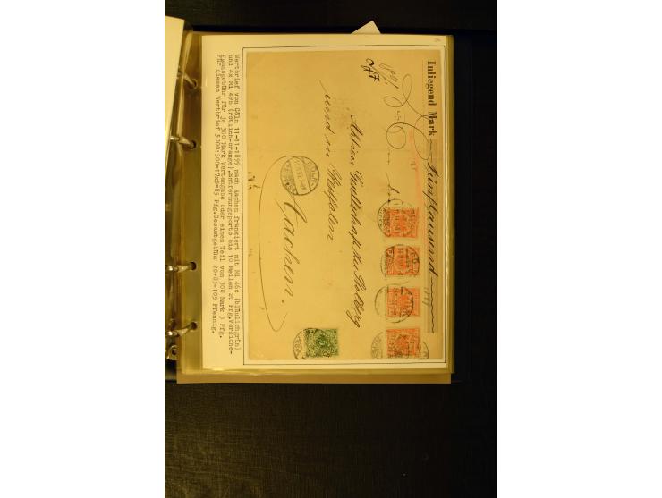 1890/1899, umfangreiche Spezialsammlung mit vielen Farben, Plattenfehlern, Zähnungs-Varianten, Zwischenstegpaaren, Einheiten,