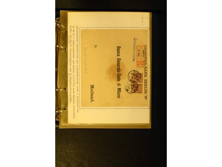 1890/1899, umfangreiche Spezialsammlung mit vielen Farben, Plattenfehlern, Zähnungs-Varianten, Zwischenstegpaaren, Einheiten,