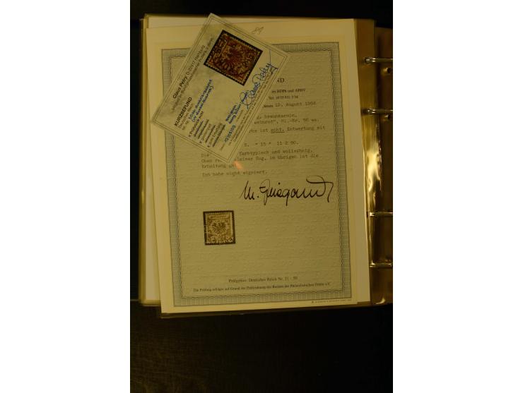 1890/1899, umfangreiche Spezialsammlung mit vielen Farben, Plattenfehlern, Zähnungs-Varianten, Zwischenstegpaaren, Einheiten,