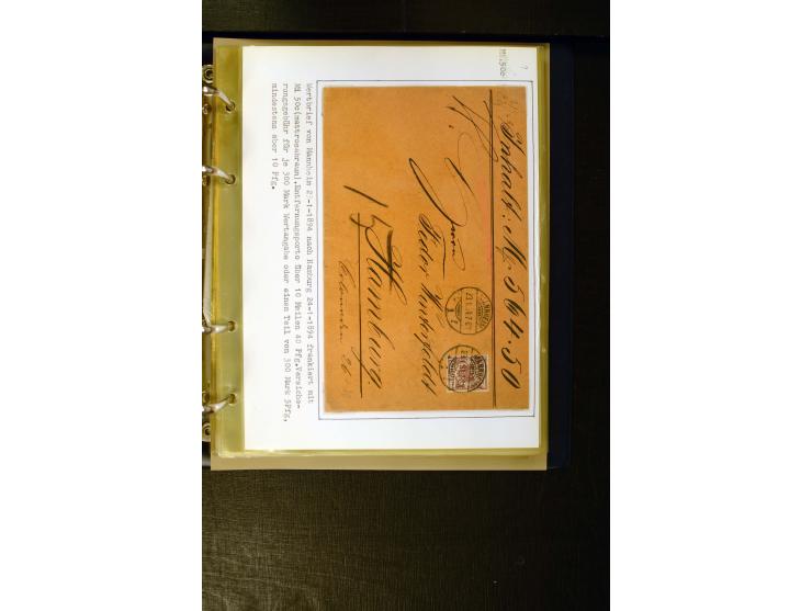 1890/1899, umfangreiche Spezialsammlung mit vielen Farben, Plattenfehlern, Zähnungs-Varianten, Zwischenstegpaaren, Einheiten,
