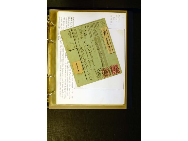 1890/1899, umfangreiche Spezialsammlung mit vielen Farben, Plattenfehlern, Zähnungs-Varianten, Zwischenstegpaaren, Einheiten,