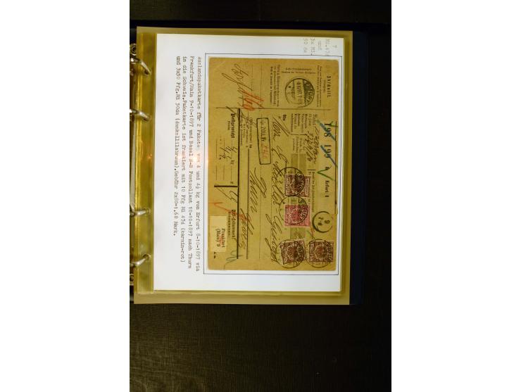 1890/1899, umfangreiche Spezialsammlung mit vielen Farben, Plattenfehlern, Zähnungs-Varianten, Zwischenstegpaaren, Einheiten,