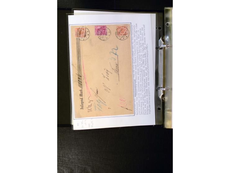 1890/1899, umfangreiche Spezialsammlung mit vielen Farben, Plattenfehlern, Zähnungs-Varianten, Zwischenstegpaaren, Einheiten,