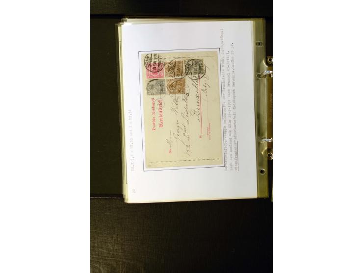 1890/1899, umfangreiche Spezialsammlung mit vielen Farben, Plattenfehlern, Zähnungs-Varianten, Zwischenstegpaaren, Einheiten,