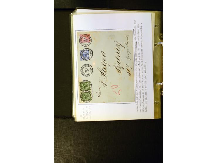1890/1899, umfangreiche Spezialsammlung mit vielen Farben, Plattenfehlern, Zähnungs-Varianten, Zwischenstegpaaren, Einheiten,