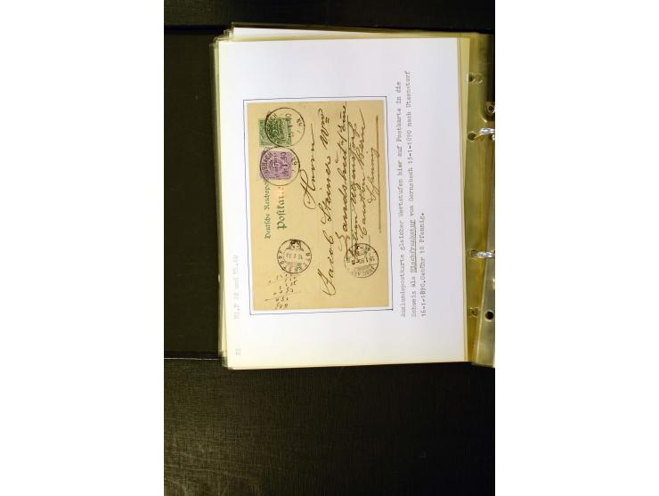 1890/1899, umfangreiche Spezialsammlung mit vielen Farben, Plattenfehlern, Zähnungs-Varianten, Zwischenstegpaaren, Einheiten,