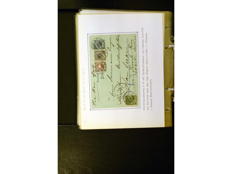 1890/1899, umfangreiche Spezialsammlung mit vielen Farben, Plattenfehlern, Zähnungs-Varianten, Zwischenstegpaaren, Einheiten,