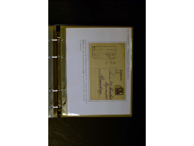 1900/1918, umfangreiche meist gestempelte Sammlung mit u.a 4 Werten 5 M. Reichspost und Mi.-Nr. 92 Ib gestempelt (FA Jäschke-