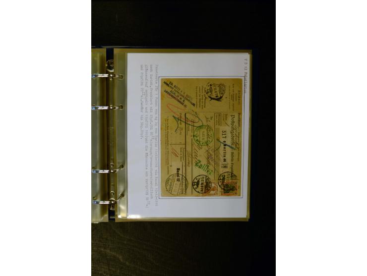1900/1918, umfangreiche meist gestempelte Sammlung mit u.a 4 Werten 5 M. Reichspost und Mi.-Nr. 92 Ib gestempelt (FA Jäschke-