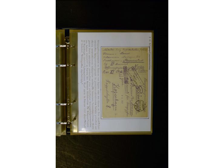 1900/1918, umfangreiche meist gestempelte Sammlung mit u.a 4 Werten 5 M. Reichspost und Mi.-Nr. 92 Ib gestempelt (FA Jäschke-
