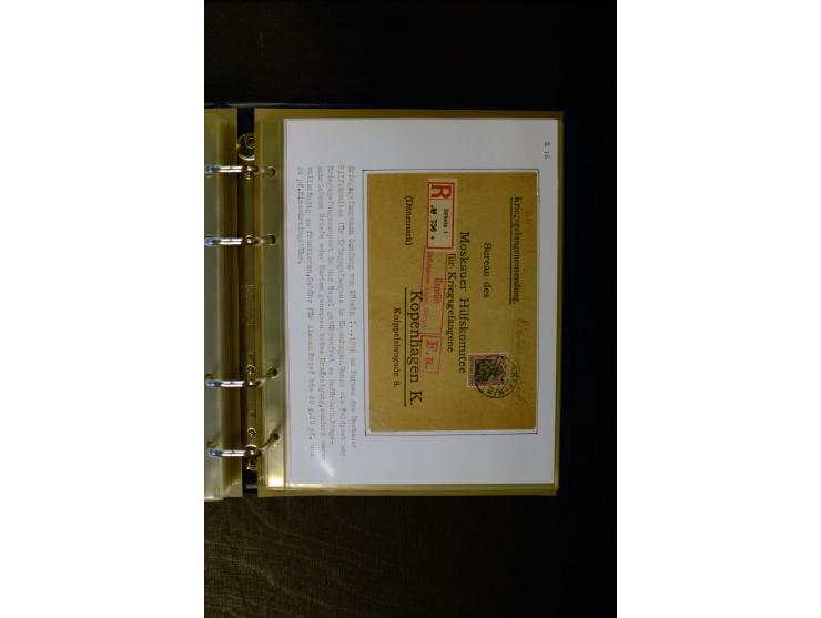 1900/1918, umfangreiche meist gestempelte Sammlung mit u.a 4 Werten 5 M. Reichspost und Mi.-Nr. 92 Ib gestempelt (FA Jäschke-