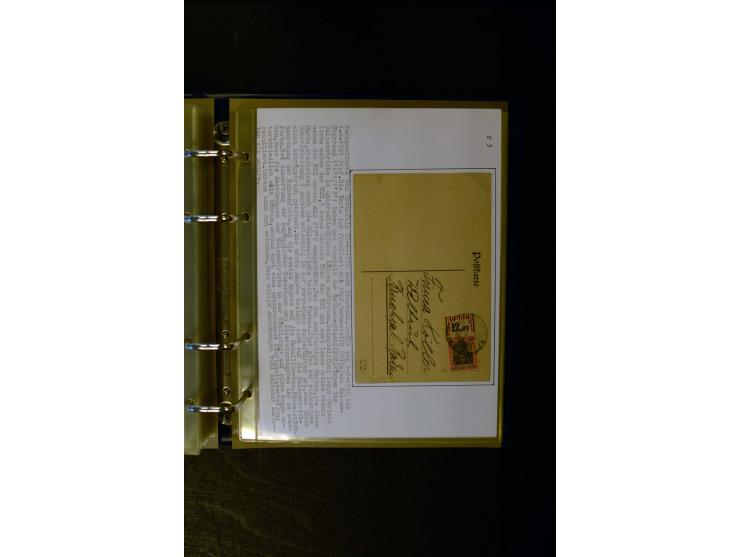 1900/1918, umfangreiche meist gestempelte Sammlung mit u.a 4 Werten 5 M. Reichspost und Mi.-Nr. 92 Ib gestempelt (FA Jäschke-