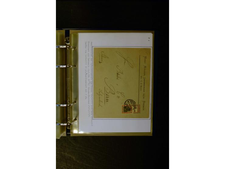 1900/1918, umfangreiche meist gestempelte Sammlung mit u.a 4 Werten 5 M. Reichspost und Mi.-Nr. 92 Ib gestempelt (FA Jäschke-