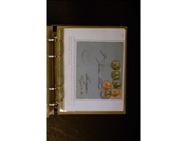 1900/1918, umfangreiche meist gestempelte Sammlung mit u.a 4 Werten 5 M. Reichspost und Mi.-Nr. 92 Ib gestempelt (FA Jäschke-