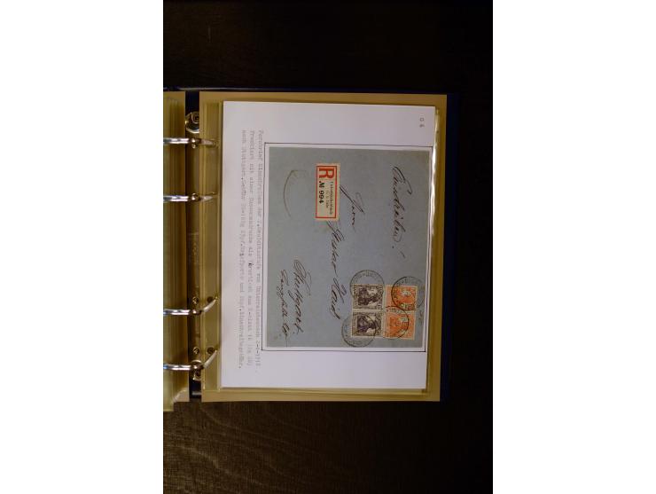 1900/1918, umfangreiche meist gestempelte Sammlung mit u.a 4 Werten 5 M. Reichspost und Mi.-Nr. 92 Ib gestempelt (FA Jäschke-
