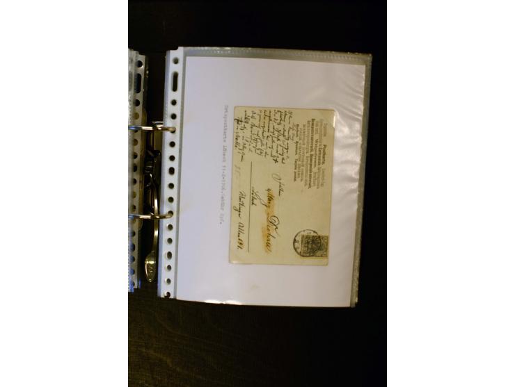1900/1918, umfangreiche meist gestempelte Sammlung mit u.a 4 Werten 5 M. Reichspost und Mi.-Nr. 92 Ib gestempelt (FA Jäschke-