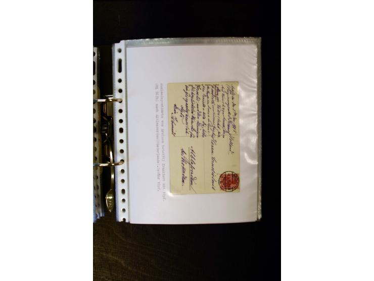 1900/1918, umfangreiche meist gestempelte Sammlung mit u.a 4 Werten 5 M. Reichspost und Mi.-Nr. 92 Ib gestempelt (FA Jäschke-