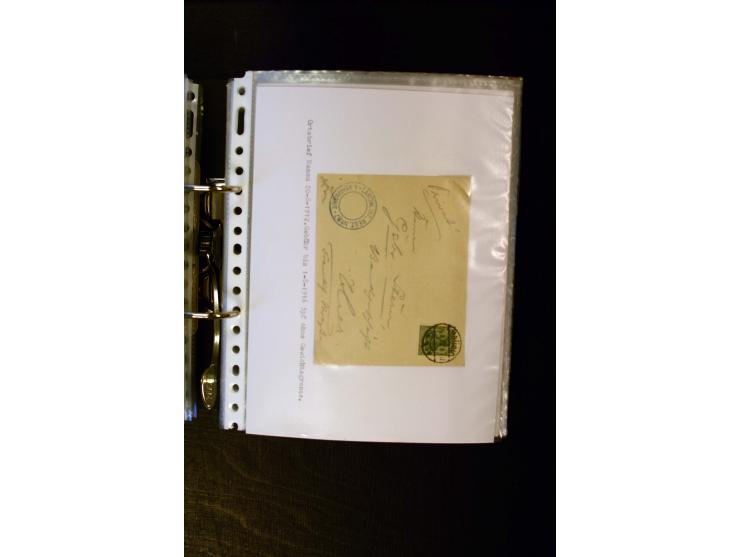 1900/1918, umfangreiche meist gestempelte Sammlung mit u.a 4 Werten 5 M. Reichspost und Mi.-Nr. 92 Ib gestempelt (FA Jäschke-