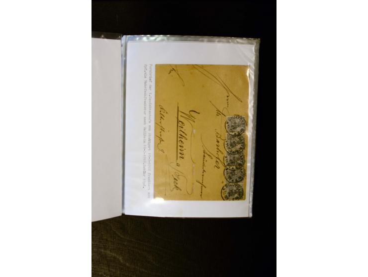1900/1918, umfangreiche meist gestempelte Sammlung mit u.a 4 Werten 5 M. Reichspost und Mi.-Nr. 92 Ib gestempelt (FA Jäschke-