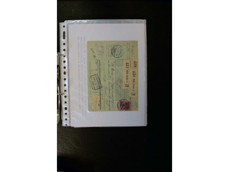 1900/1918, umfangreiche meist gestempelte Sammlung mit u.a 4 Werten 5 M. Reichspost und Mi.-Nr. 92 Ib gestempelt (FA Jäschke-