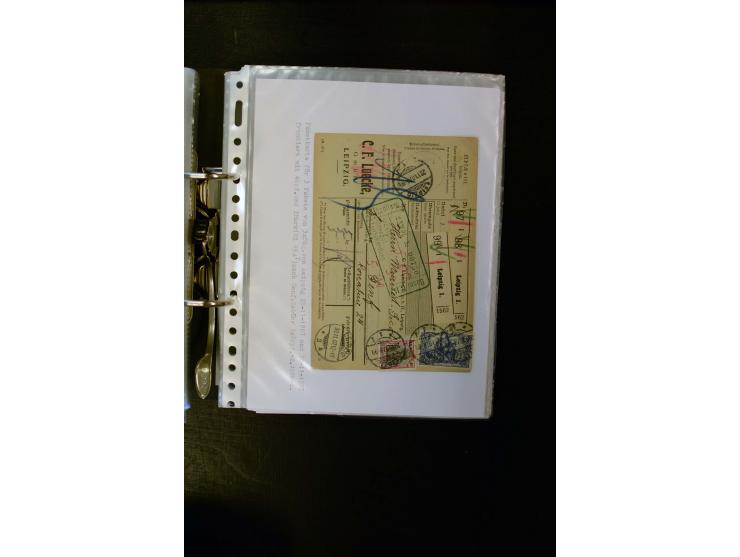1900/1918, umfangreiche meist gestempelte Sammlung mit u.a 4 Werten 5 M. Reichspost und Mi.-Nr. 92 Ib gestempelt (FA Jäschke-