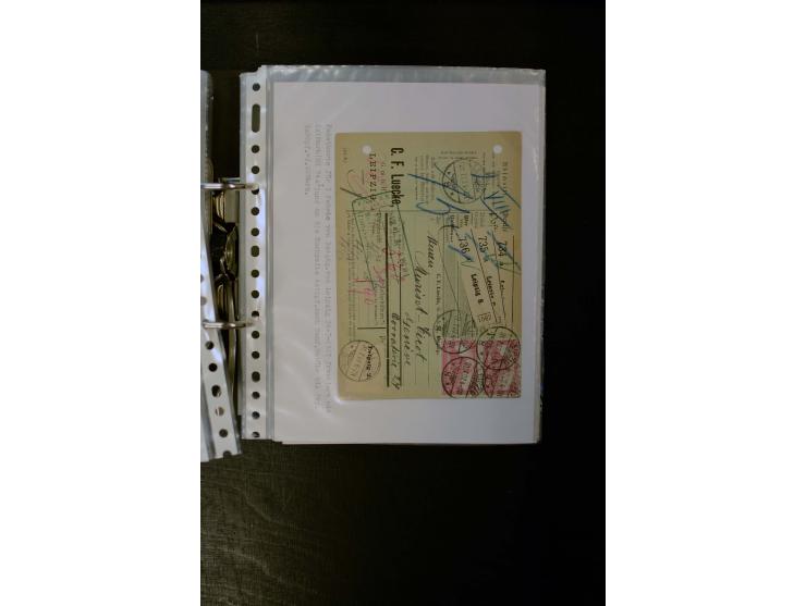 1900/1918, umfangreiche meist gestempelte Sammlung mit u.a 4 Werten 5 M. Reichspost und Mi.-Nr. 92 Ib gestempelt (FA Jäschke-