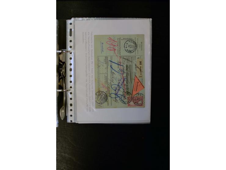 1900/1918, umfangreiche meist gestempelte Sammlung mit u.a 4 Werten 5 M. Reichspost und Mi.-Nr. 92 Ib gestempelt (FA Jäschke-