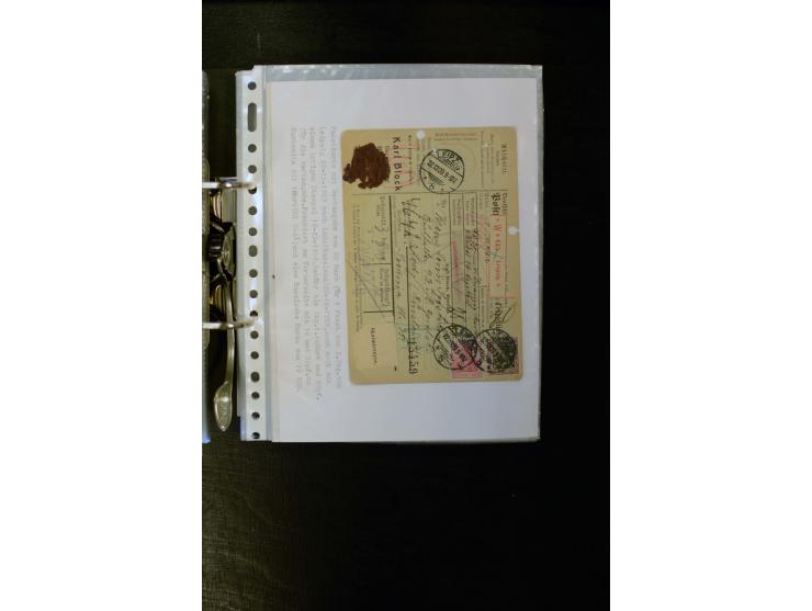1900/1918, umfangreiche meist gestempelte Sammlung mit u.a 4 Werten 5 M. Reichspost und Mi.-Nr. 92 Ib gestempelt (FA Jäschke-