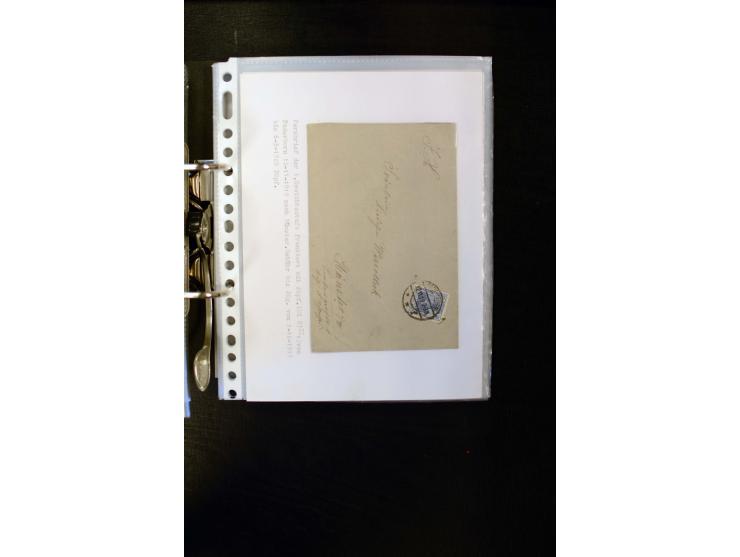 1900/1918, umfangreiche meist gestempelte Sammlung mit u.a 4 Werten 5 M. Reichspost und Mi.-Nr. 92 Ib gestempelt (FA Jäschke-