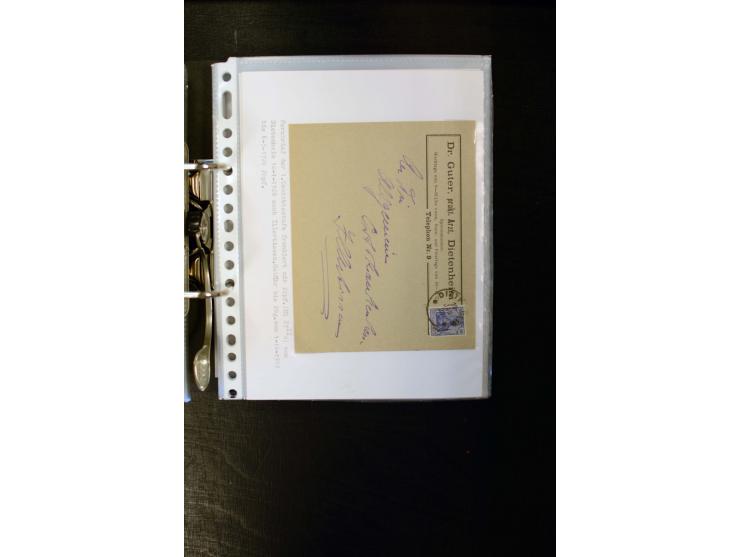 1900/1918, umfangreiche meist gestempelte Sammlung mit u.a 4 Werten 5 M. Reichspost und Mi.-Nr. 92 Ib gestempelt (FA Jäschke-