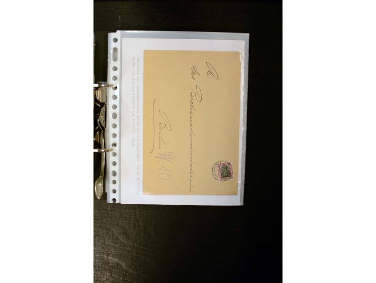 1900/1918, umfangreiche meist gestempelte Sammlung mit u.a 4 Werten 5 M. Reichspost und Mi.-Nr. 92 Ib gestempelt (FA Jäschke-
