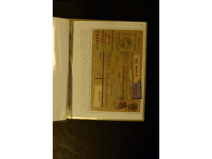1900/1918, umfangreiche meist gestempelte Sammlung mit u.a 4 Werten 5 M. Reichspost und Mi.-Nr. 92 Ib gestempelt (FA Jäschke-