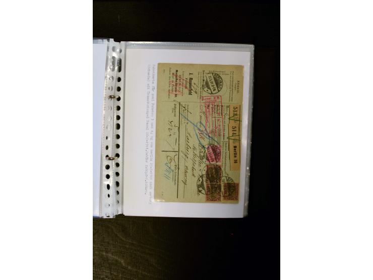 1900/1918, umfangreiche meist gestempelte Sammlung mit u.a 4 Werten 5 M. Reichspost und Mi.-Nr. 92 Ib gestempelt (FA Jäschke-
