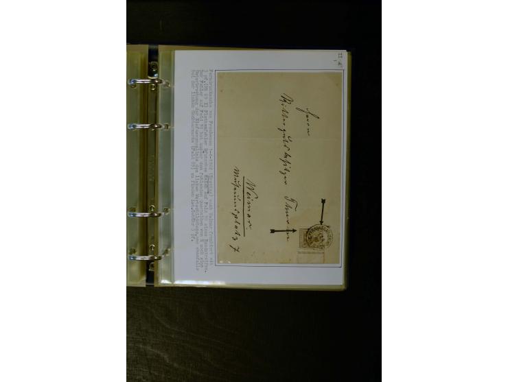 1900/1918, umfangreiche meist gestempelte Sammlung mit u.a 4 Werten 5 M. Reichspost und Mi.-Nr. 92 Ib gestempelt (FA Jäschke-