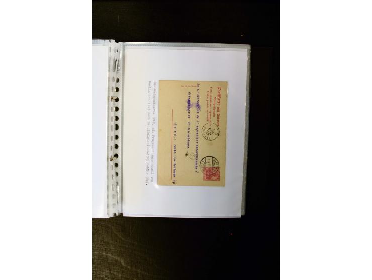 1900/1918, umfangreiche meist gestempelte Sammlung mit u.a 4 Werten 5 M. Reichspost und Mi.-Nr. 92 Ib gestempelt (FA Jäschke-