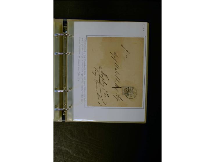 1900/1918, umfangreiche meist gestempelte Sammlung mit u.a 4 Werten 5 M. Reichspost und Mi.-Nr. 92 Ib gestempelt (FA Jäschke-