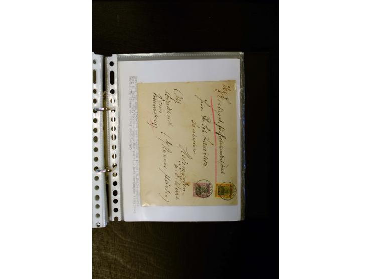 1900/1918, umfangreiche meist gestempelte Sammlung mit u.a 4 Werten 5 M. Reichspost und Mi.-Nr. 92 Ib gestempelt (FA Jäschke-