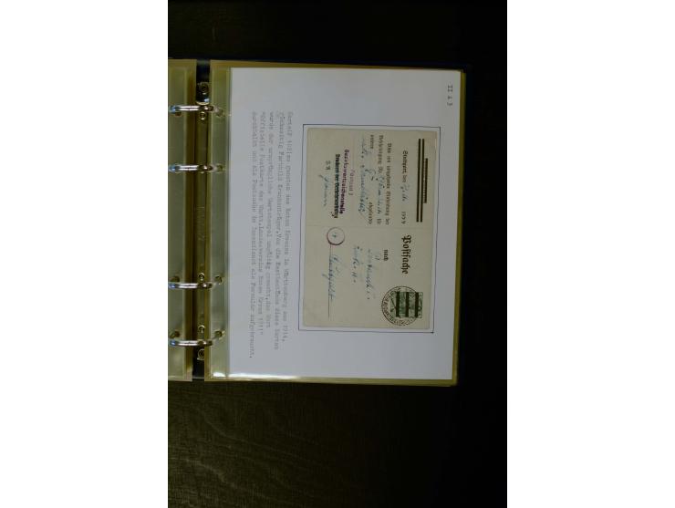 1900/1918, umfangreiche meist gestempelte Sammlung mit u.a 4 Werten 5 M. Reichspost und Mi.-Nr. 92 Ib gestempelt (FA Jäschke-