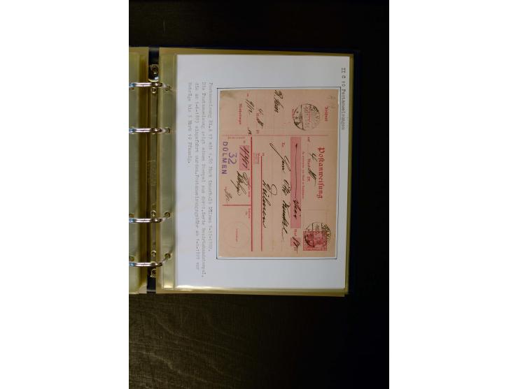 1900/1918, umfangreiche meist gestempelte Sammlung mit u.a 4 Werten 5 M. Reichspost und Mi.-Nr. 92 Ib gestempelt (FA Jäschke-