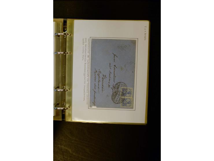 1900/1918, umfangreiche meist gestempelte Sammlung mit u.a 4 Werten 5 M. Reichspost und Mi.-Nr. 92 Ib gestempelt (FA Jäschke-