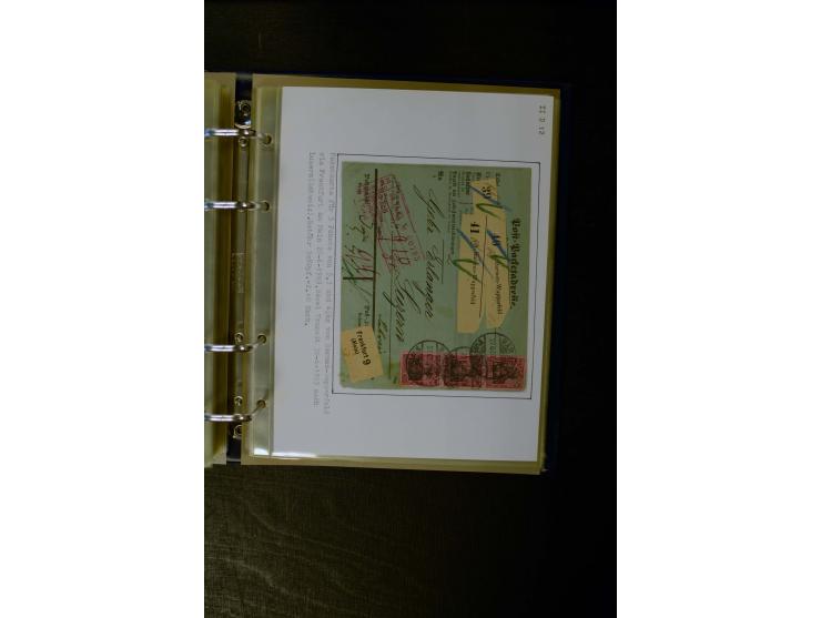 1900/1918, umfangreiche meist gestempelte Sammlung mit u.a 4 Werten 5 M. Reichspost und Mi.-Nr. 92 Ib gestempelt (FA Jäschke-