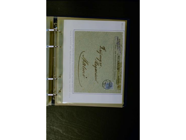 1900/1918, umfangreiche meist gestempelte Sammlung mit u.a 4 Werten 5 M. Reichspost und Mi.-Nr. 92 Ib gestempelt (FA Jäschke-