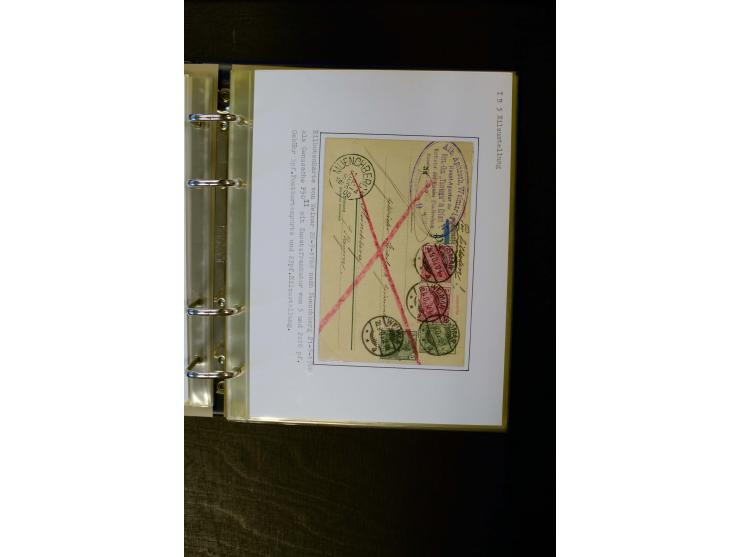 1900/1918, umfangreiche meist gestempelte Sammlung mit u.a 4 Werten 5 M. Reichspost und Mi.-Nr. 92 Ib gestempelt (FA Jäschke-