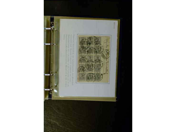 1900/1918, umfangreiche meist gestempelte Sammlung mit u.a 4 Werten 5 M. Reichspost und Mi.-Nr. 92 Ib gestempelt (FA Jäschke-