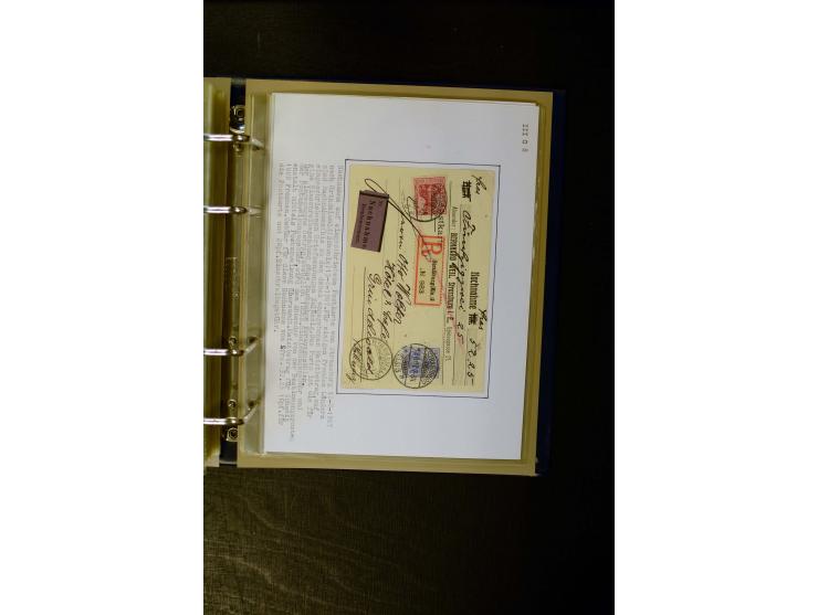 1900/1918, umfangreiche meist gestempelte Sammlung mit u.a 4 Werten 5 M. Reichspost und Mi.-Nr. 92 Ib gestempelt (FA Jäschke-