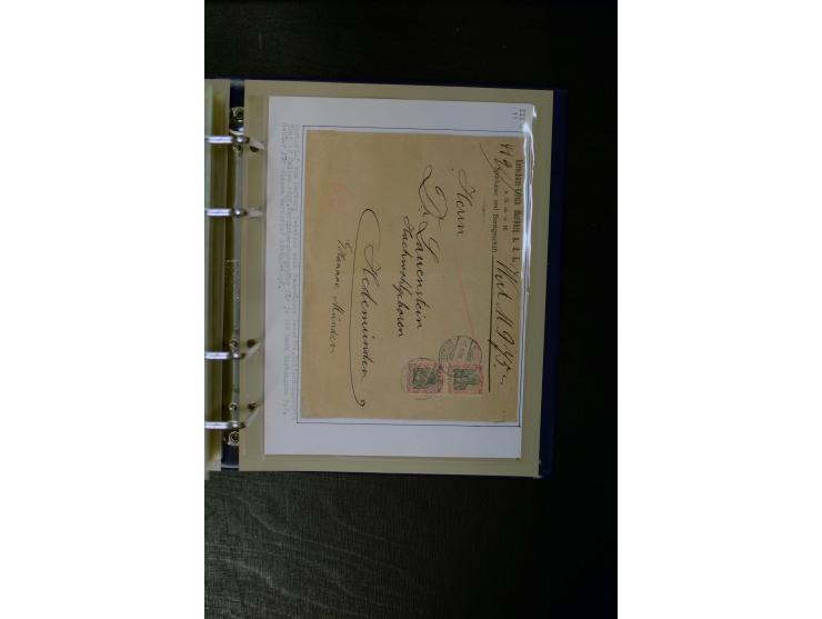 1900/1918, umfangreiche meist gestempelte Sammlung mit u.a 4 Werten 5 M. Reichspost und Mi.-Nr. 92 Ib gestempelt (FA Jäschke-
